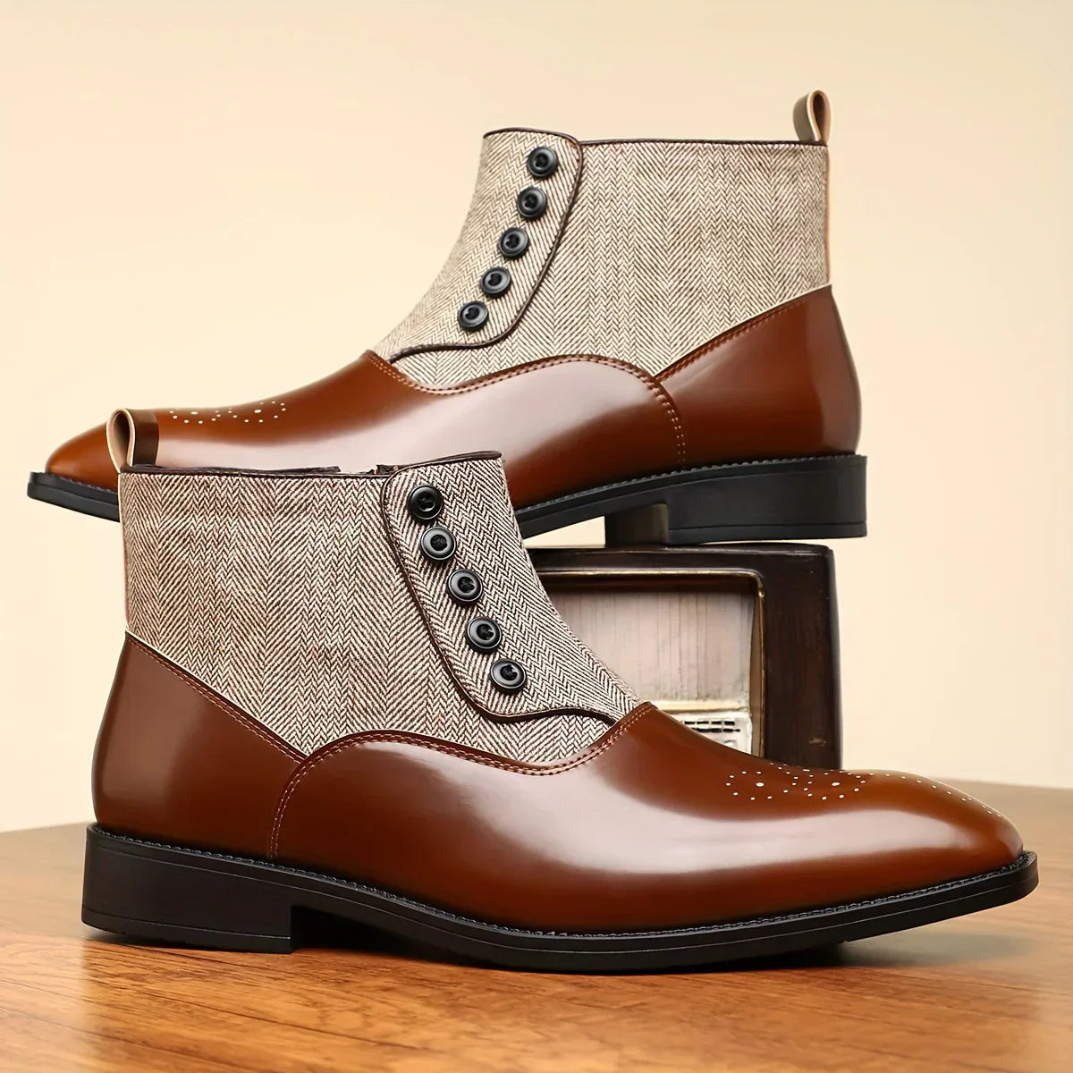 Gerald Wentworth Chelsea Leather Boots