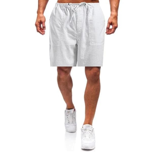 Stef | Losse linnen casual shorts