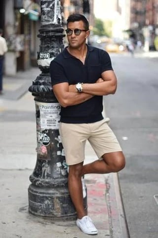 Stef | Losse linnen casual shorts