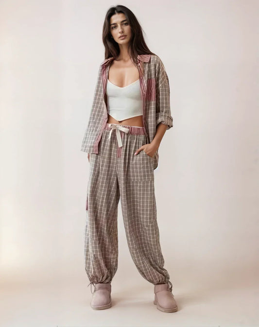 Daisy | Comfortabele en losse pyjamaset