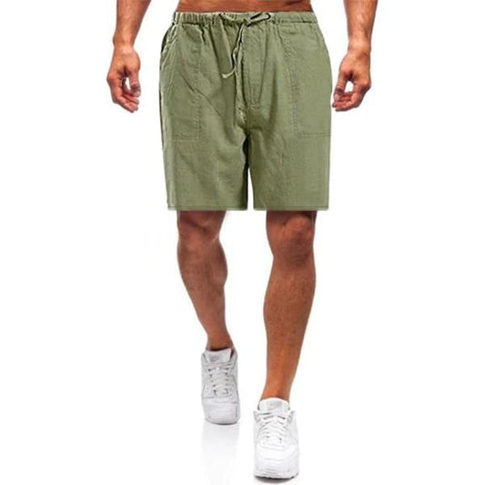 Stef | Losse linnen casual shorts
