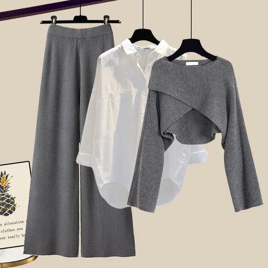 Sandra - Comfortable Three-Piece Set with Long Sleeves